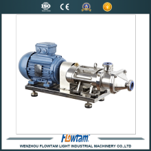 parallel pump twin screw pump with cooling and heating jacket